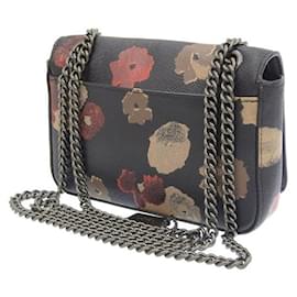 Coach-Coach Jewels Mini sac à bandoulière en cuir avec chaîne à imprimé floral 52473.0 In excellent condition-Autre