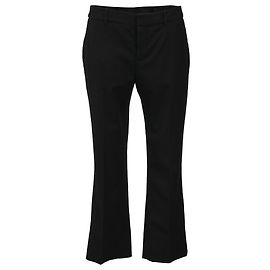 Pantalón acampanado Saint Laurent de lana negra Negro