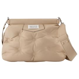 Maison Martin Margiela-Kleine Glam Slam Classique Tasche - Maison Margiela - Leder - Beige-Braun,Beige