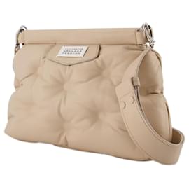 Maison Martin Margiela-Kleine Glam Slam Classique Tasche - Maison Margiela - Leder - Beige-Braun,Beige