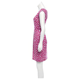 Diane Von Furstenberg-DvF mulitcoloured silk jersey mini dress-Pink,White