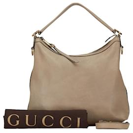 Gucci-Gucci Interlocking G. 2Way Handtasche Leder Handtasche 326514 in guter Kondition-Andere
