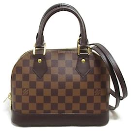 Louis Vuitton-Louis Vuitton Alma BB Canvas Handbag N41221 in excellent condition-Other