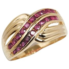 & Other Stories-Other 18k Gold Ruby Ring Metal Ring in Excellent condition-Other