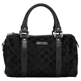 Gucci-Gucci Mini Boston Bag Leather Handbag 193604 in good condition-Other