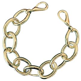 Collier signé métal doré chaîne oversized Max MARA Bijouterie dorée