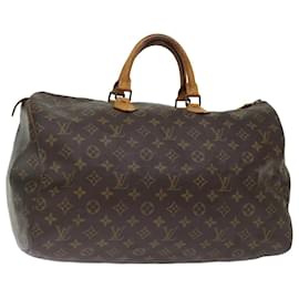 Louis Vuitton-Louis Vuitton Monogram Speedy 40 Hand Bag M41522 LV Auth fm3316-Monogram
