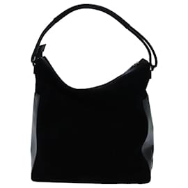 Gucci-GUCCI Shoulder Bag Suede Black 001 3770 auth 71787-Black