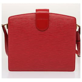 Louis Vuitton-LOUIS VUITTON Epi Capuchin Shoulder Bag Red M52347 LV Auth 71714-Red