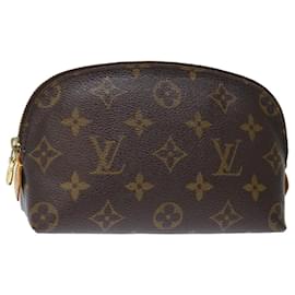 Louis Vuitton-LOUIS VUITTON Monogram Pochette Cosmetic PM Cosmetic Pouch M47515 LV Auth 72312-Monogram