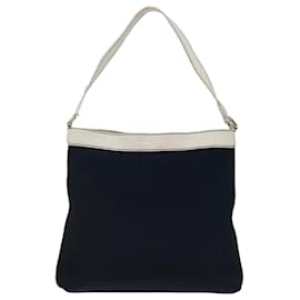 Gucci-GUCCI Guccissima Shoulder Bag Canvas Outlet Navy Auth ep4072-Navy blue