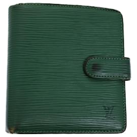 Louis Vuitton-Portafoglio Epi LOUIS VUITTON Verde LV Auth 72940-Verde