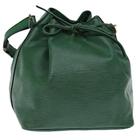Louis Vuitton-LOUIS VUITTON Epi Petit Noe Bolso de hombro Verde M44104 LV Auth 71282-Verde