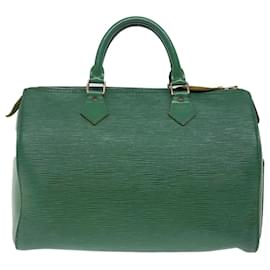 Louis Vuitton-Louis Vuitton Epi Speedy 30 Hand Bag Borneo Green M43004 LV Auth 71139-Other