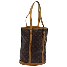 Louis Vuitton-LOUIS VUITTON Monogram Bucket GM Shoulder Bag Vintage M42236 LV Auth 71732-Monogram