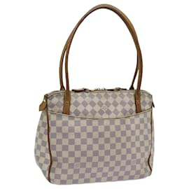 Louis Vuitton-LOUIS VUITTON Damier Azur Figueri PM Shoulder Bag N41176 LV Auth bs13775-Other