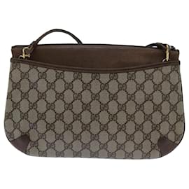 Gucci-Bolso de hombro GUCCI GG Supreme Web Sherry Line Beige Verde 904 02 026 autenticación 72608-Beige,Verde