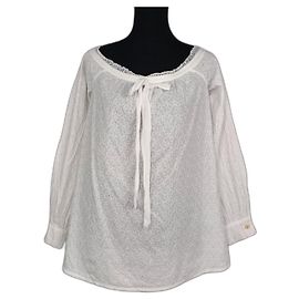 Gianni Versace Camicia di pizzo bianca Versace vintage Bianco