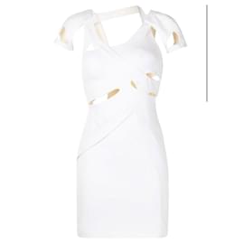 Robe Gucci Blanche en Polyester Blanc