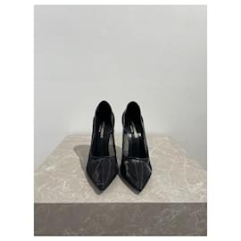 Saint Laurent-SAINT LAURENT High Heels T.EU 36 Leder-Schwarz