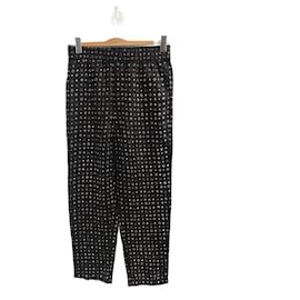 Isabel Marant-ISABEL MARANT  Trousers T.fr 36 silk-Black