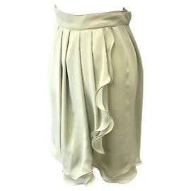 Autre Marque Saia de chiffon Lorca Boutique Verde Verde