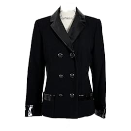 Chanel-Coco Brasserie Black Tweed Jacket-Black