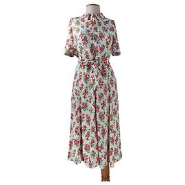 Vestido floral SéZane de viscose Multicor