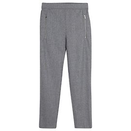 Stella Mc Cartney Pantalones rectos de lana gris de Stella McCartney Gris