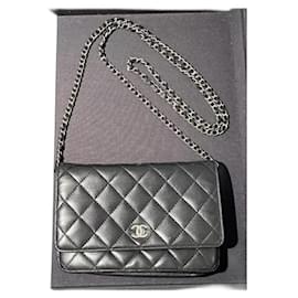 Chanel-Wallet on chain-Noir