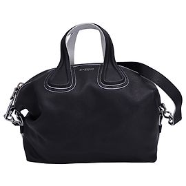 Givenchy Medium Nightingale Bag in Black Calfskin Leather Black