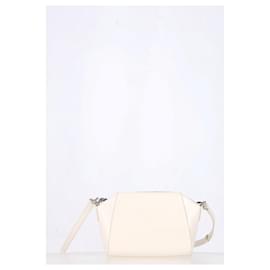 Givenchy-Givenchy Mini Antigona Bag in White Leather-White