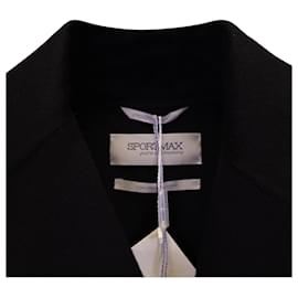 Max Mara-Max Mara SportMax Over Coat in Black Cashmere-Black