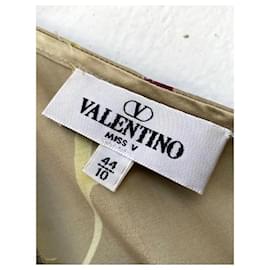 Valentino Garavani-VESTIDO MIDI DE SEDA-Multicolor