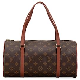 Louis Vuitton-Louis Vuitton Brown Monogram Papillon 30-Castaño