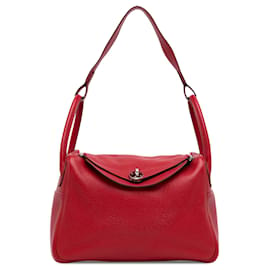 Hermès-Hermès Rouge Clémence Lindy 30-Rouge