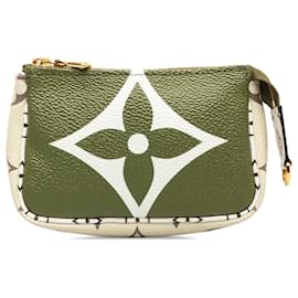 Louis Vuitton-Accesorios de micropochette gigante con monograma verde de Louis Vuitton-Verde