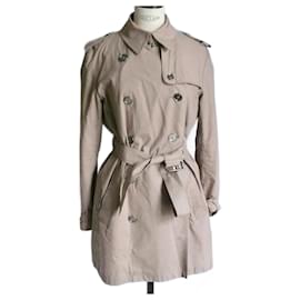 Burberry-BURBERRY The Chelsea trench coat heritage size 44 FR GOOD CONDITION-Light brown