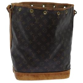 Louis Vuitton-LOUIS VUITTON Monogram Noe Shoulder Bag M42224 LV Auth 71735-Monogram