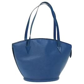 Louis Vuitton-LOUIS VUITTON Epi Saint Jacques Shopping Shoulder Bag Blue M52275 auth 72505-Blue
