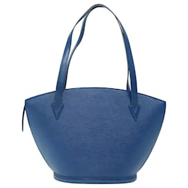 Louis Vuitton-LOUIS VUITTON Epi Saint Jacques Shopping Shoulder Bag Blue M52275 auth 72505-Blue