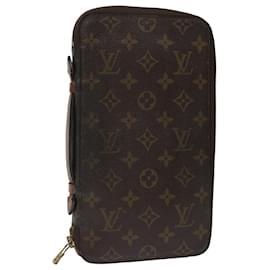 Louis Vuitton-Estuche de viaje M con monograma Poche Escapade de LOUIS VUITTON60113 LV Auth 71407-Monograma