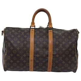 Louis Vuitton-Louis Vuitton Monogram Keepall Bandouliere 45 Boston Bag M.41418 LV Auth 69995-Monogramm