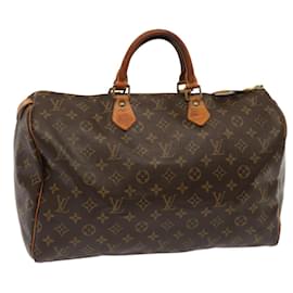 Louis Vuitton-Louis Vuitton Monogram Speedy 40 Hand Bag M41522 LV Auth 72493-Monogram