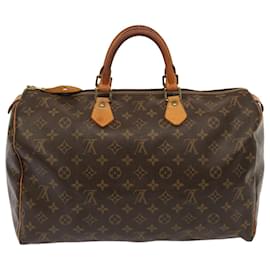 Louis Vuitton-Louis Vuitton Monogram Speedy 40 Hand Bag M41522 LV Auth 72493-Monogram