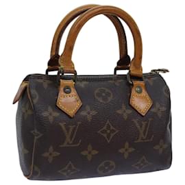 Louis Vuitton-LOUIS VUITTON Mini sac à main Speedy Monogram M41534 Auth LV 72322-Monogramme