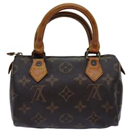 Louis Vuitton-LOUIS VUITTON Monogram Mini Speedy Hand Bag M41534 LV Auth 72322-Monogram