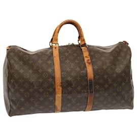 Louis Vuitton-Louis Vuitton-Monogramm Keepall 55 Boston Bag M.41424 LV Auth 70995-Monogramm