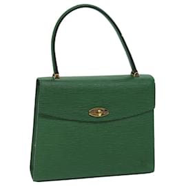 Louis Vuitton-LOUIS VUITTON Epi Malesherbes Hand Bag Green M52374 LV Auth 71695-Green