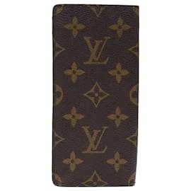 Louis Vuitton-LOUIS VUITTON Monogram Etui Lunette Simple Glasses Case M62962 LV Auth th4819-Monogram